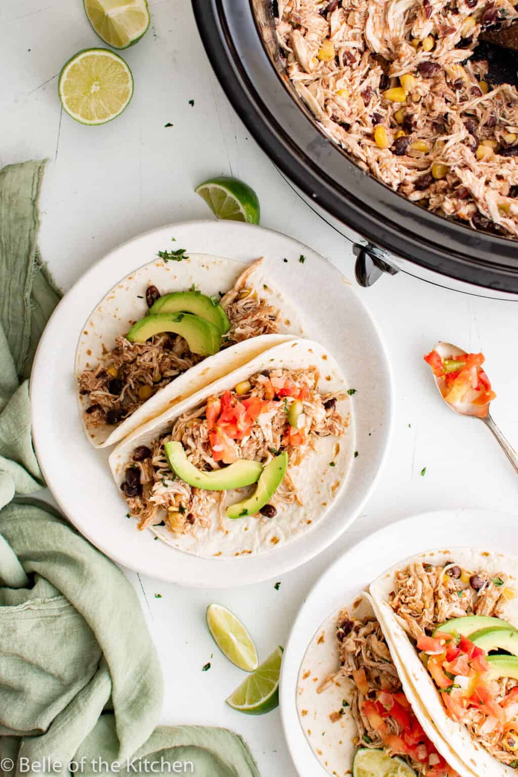 Crockpot Salsa Chicken Belle of the Kitchen