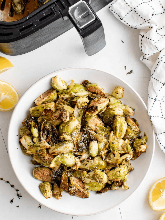 Air Fryer Brussels Sprouts Story Belle of the Kitchen