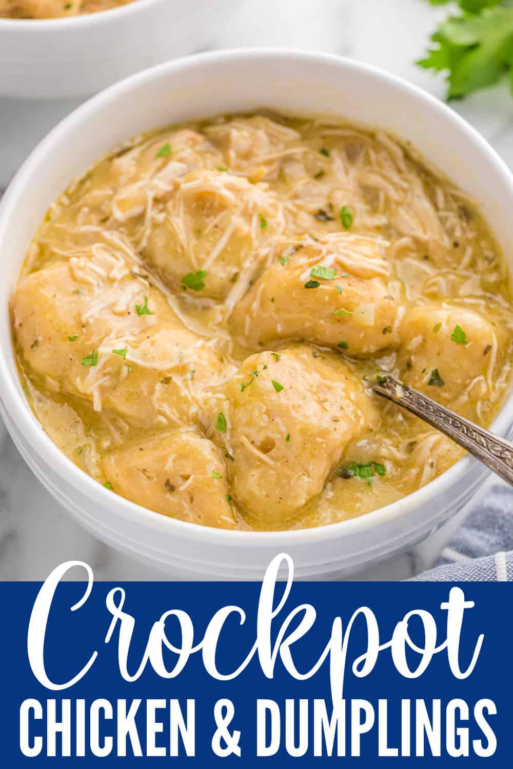 Slow Cooker Chicken and Dumplings {Super Easy!} Belle of the Kitchen