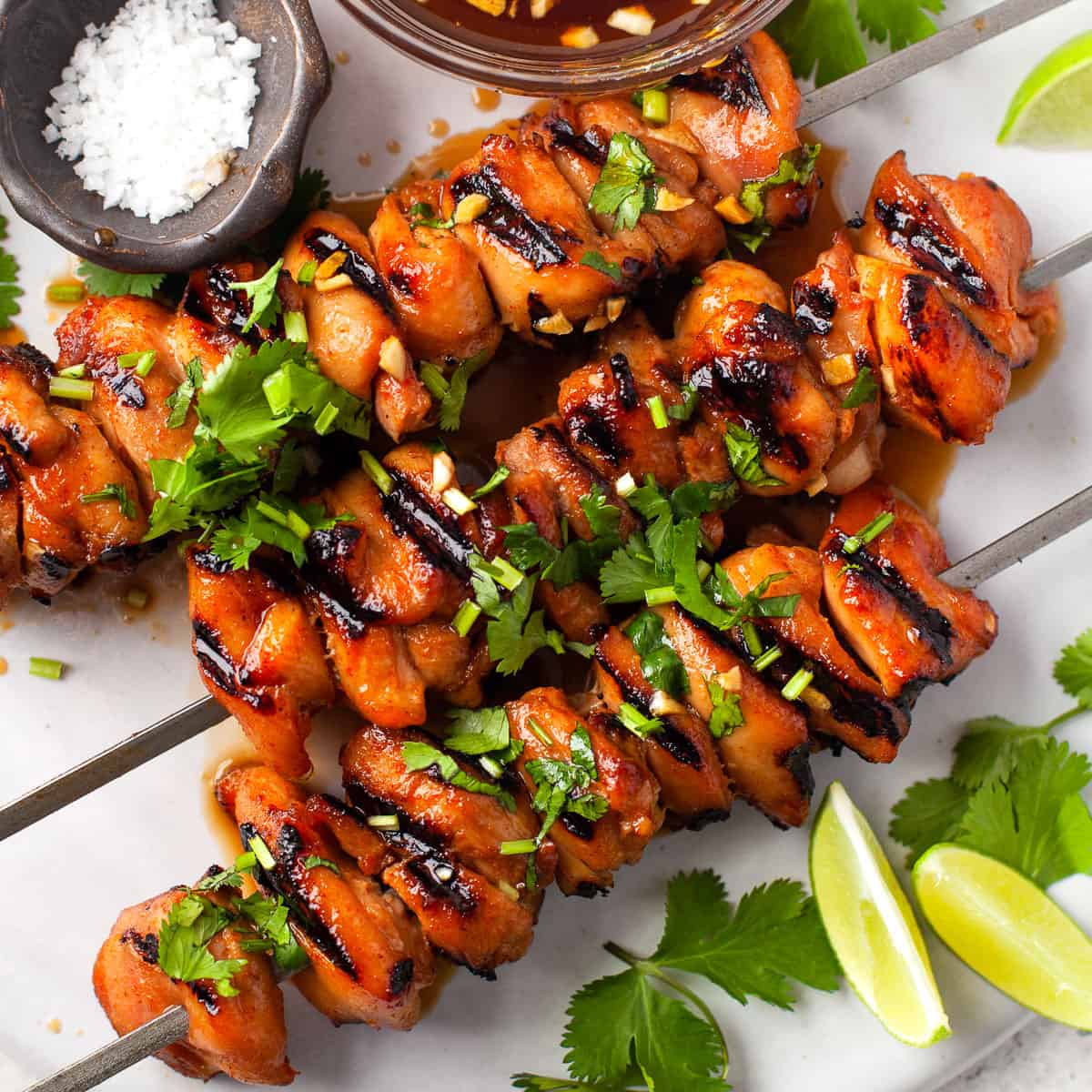 Sweet & Spicy Chicken Skewers ~Sweet & Savory