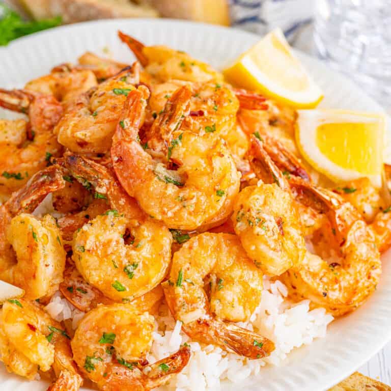 Air Fryer Shrimp with Garlic Butter Belle of the Kitchen