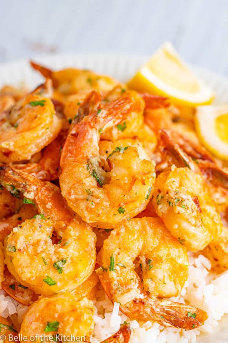 Air Fryer Shrimp with Garlic Butter Belle of the Kitchen