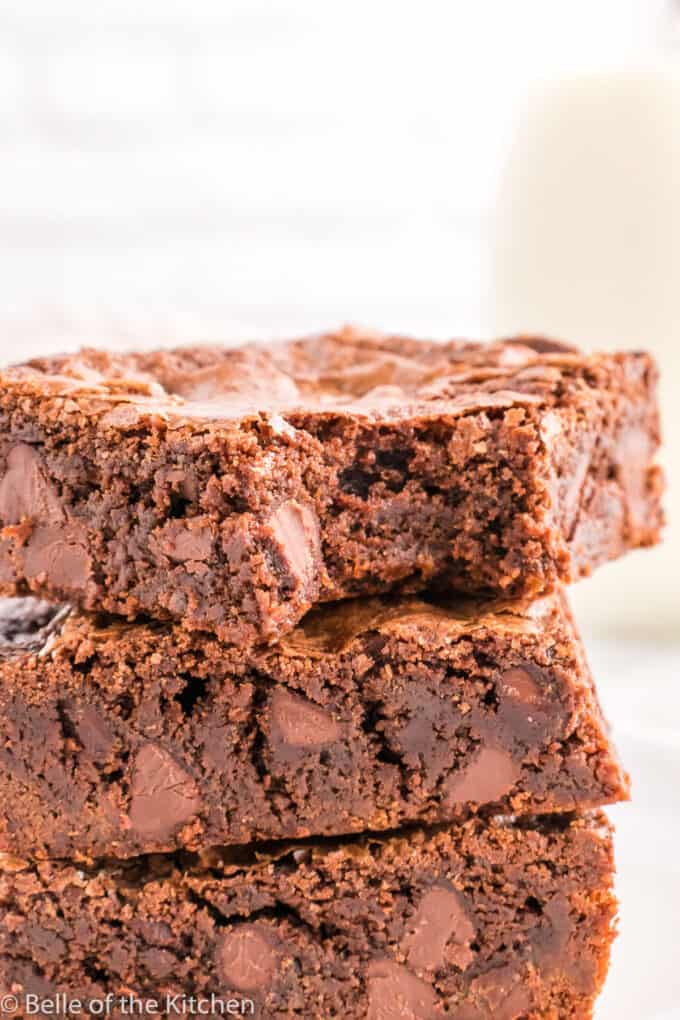 Chocolate Chip Brownies Belle of the Kitchen