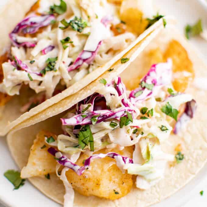 Air Fryer Fish Tacos Belle of the Kitchen
