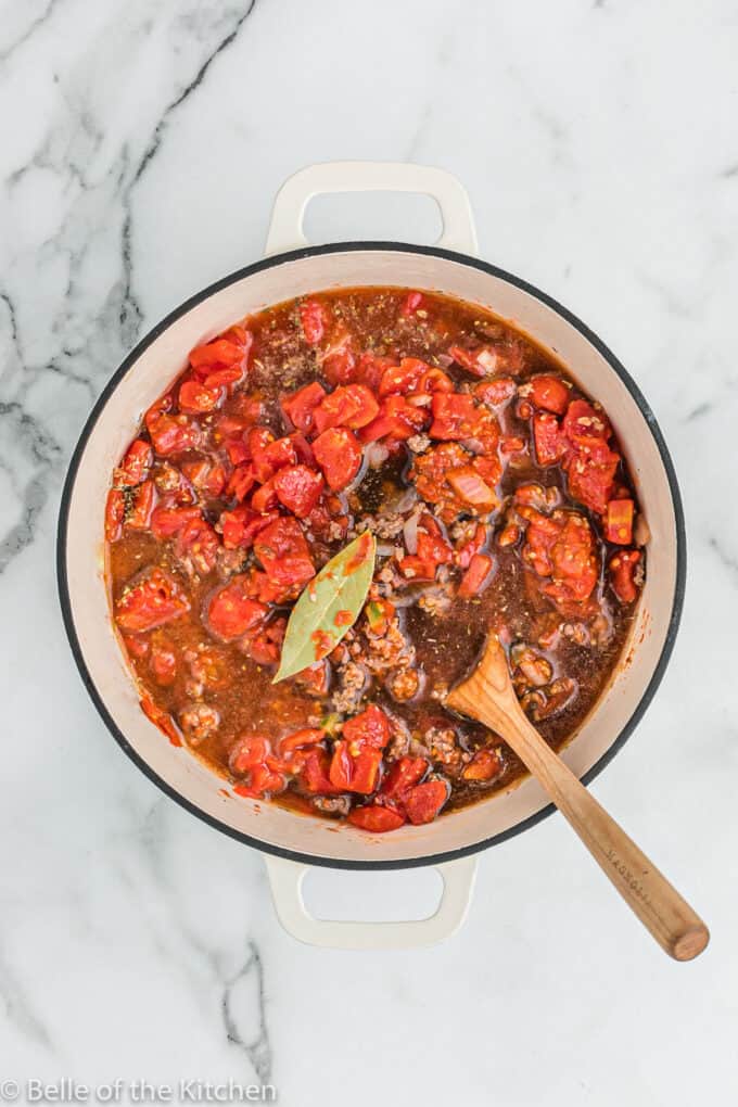 The Best Homemade Spaghetti Sauce Belle of the Kitchen