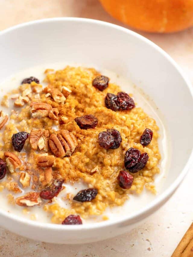 Amazing Pumpkin Spice Oatmeal Story - Belle of the Kitchen