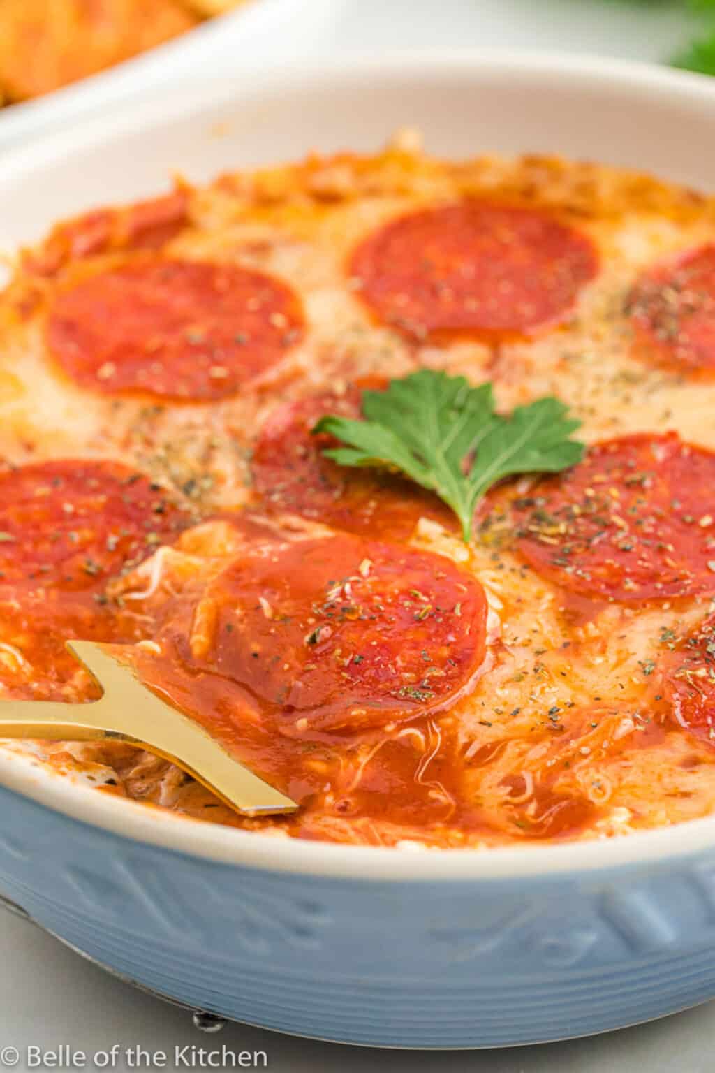 Pizza Dip Recipe Belle of the Kitchen