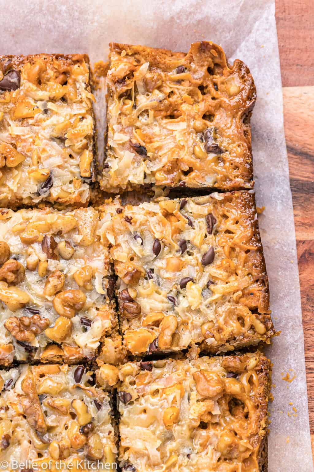 Seven Layer Magic Bars Recipe Belle of the Kitchen