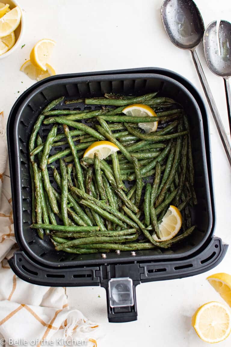 Air Fryer Green Beans Belle of the Kitchen