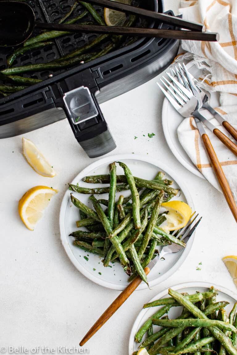 Air Fryer Green Beans Belle of the Kitchen