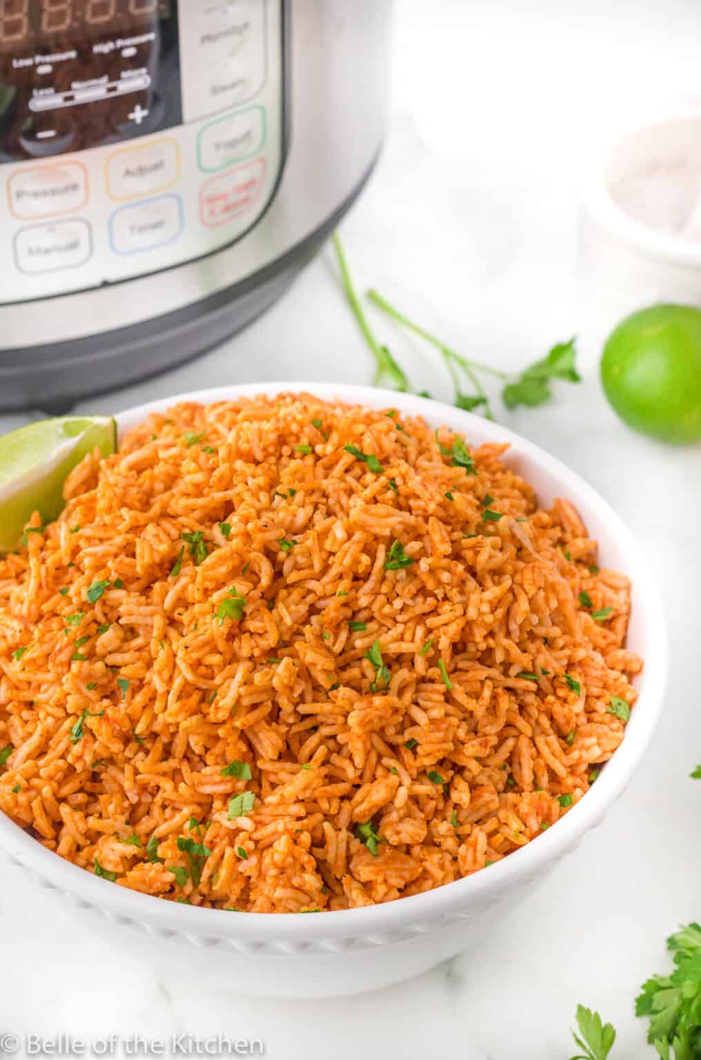 Instant Pot Mexican Rice - Belle of the Kitchen