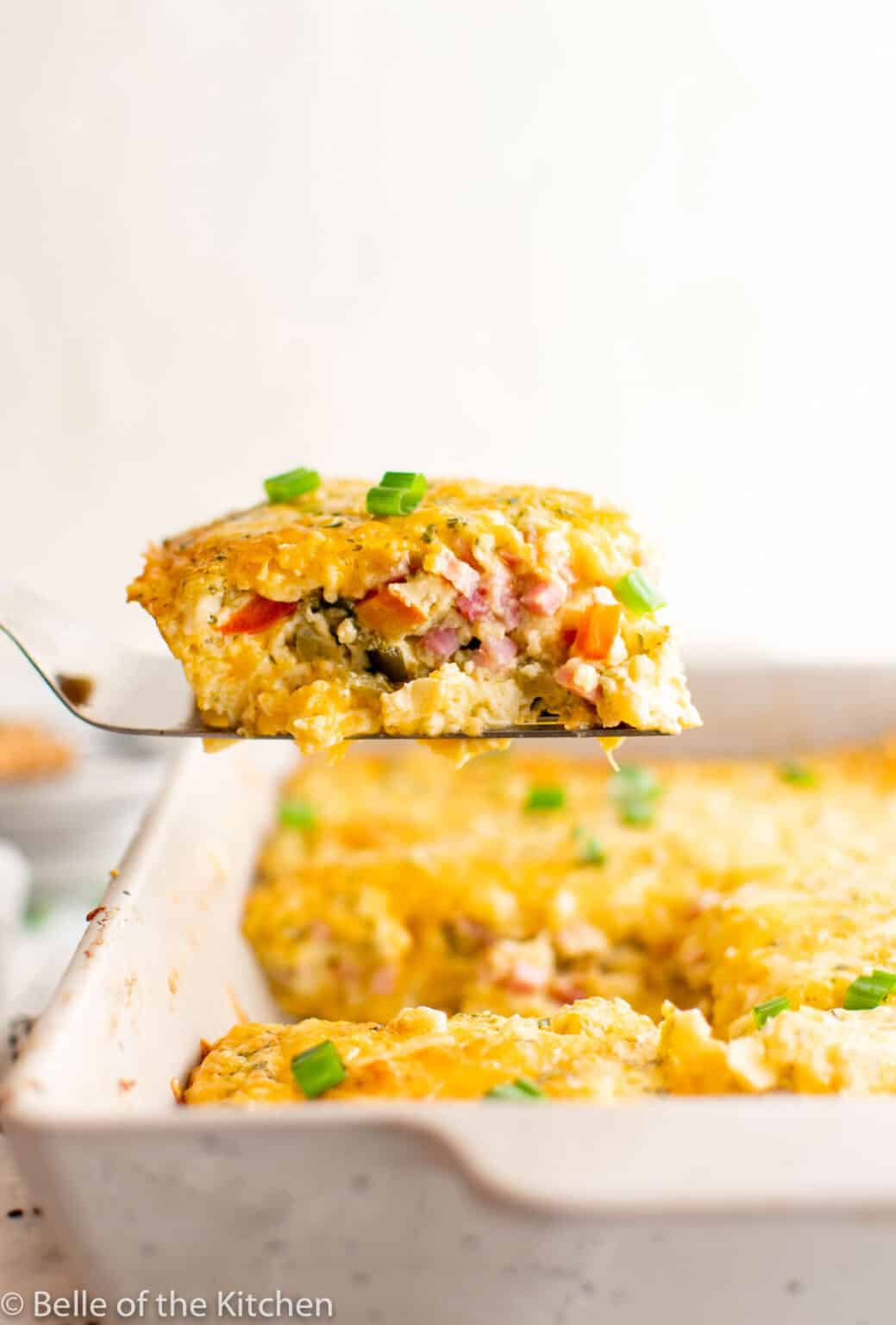 Ham Egg and Cheese Casserole Belle of the Kitchen