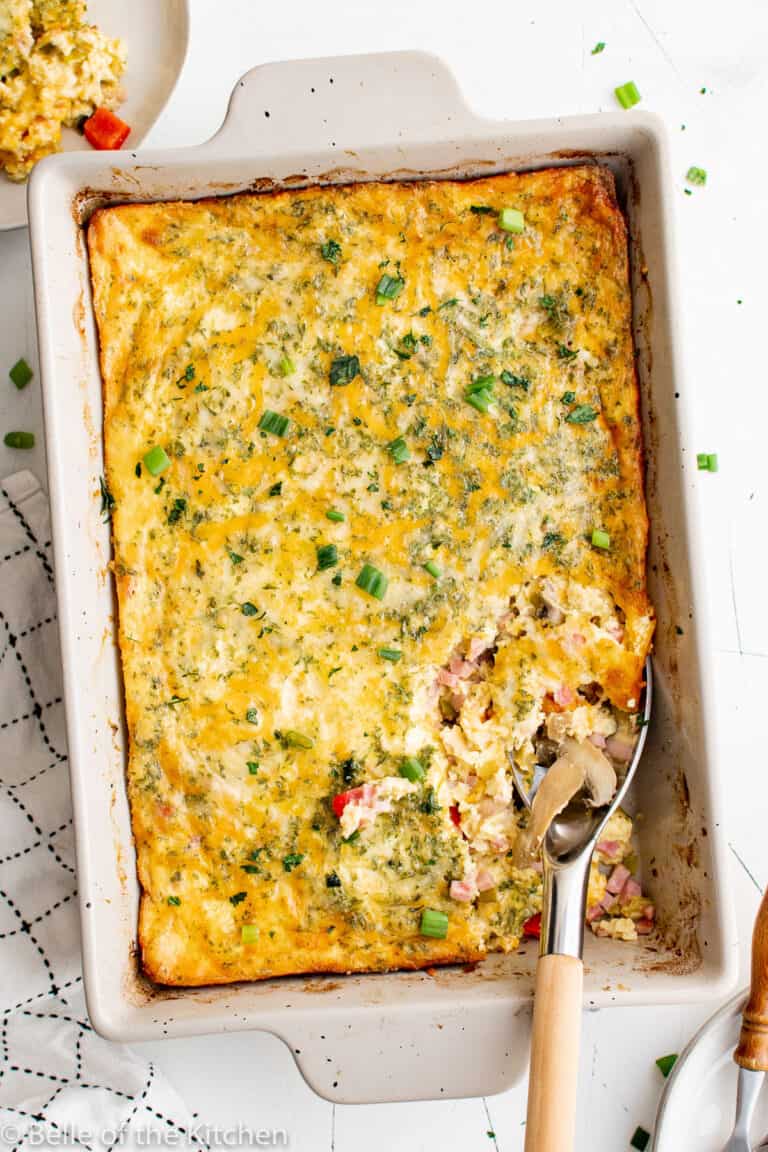 Ham Egg and Cheese Casserole Belle of the Kitchen