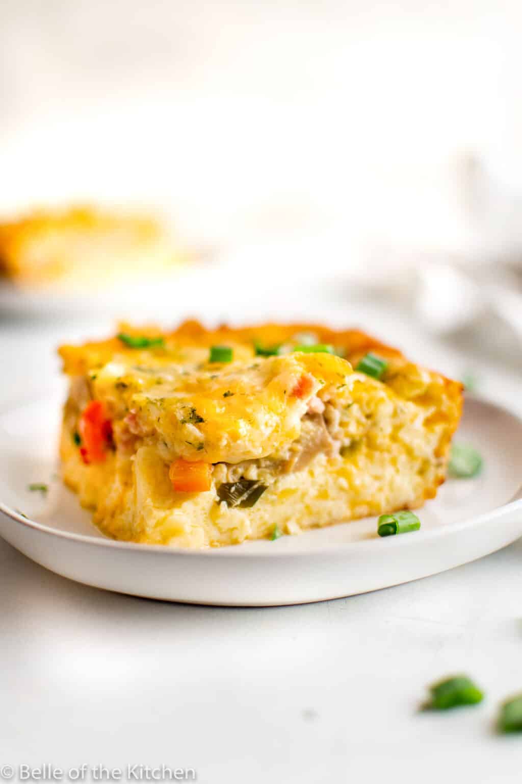 Ham Egg and Cheese Casserole - Belle of the Kitchen