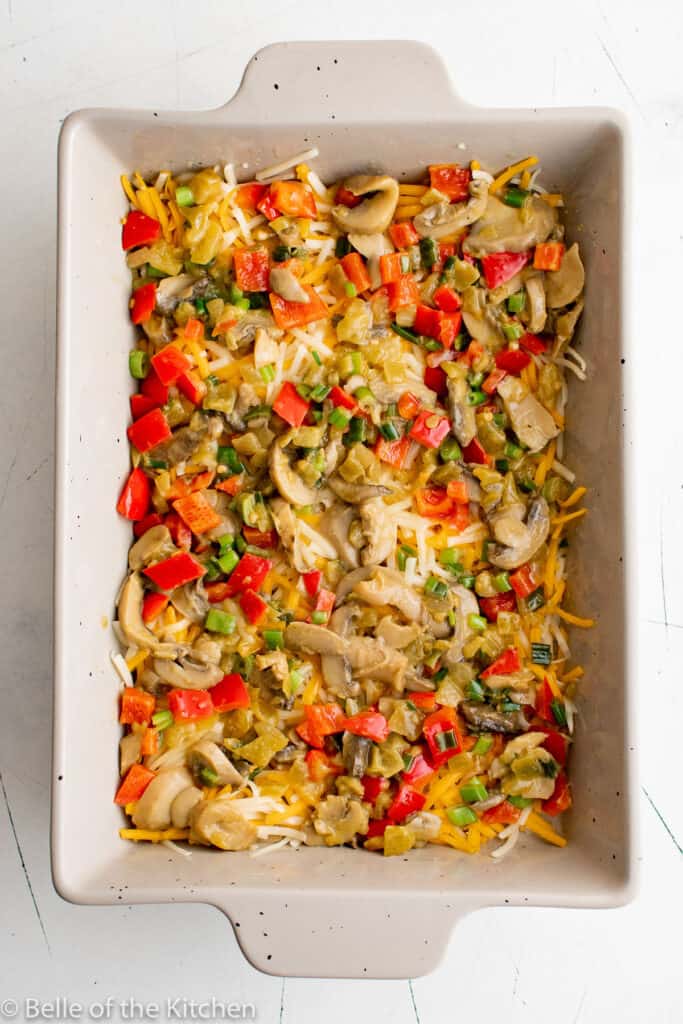 Ham Egg and Cheese Casserole - Belle of the Kitchen