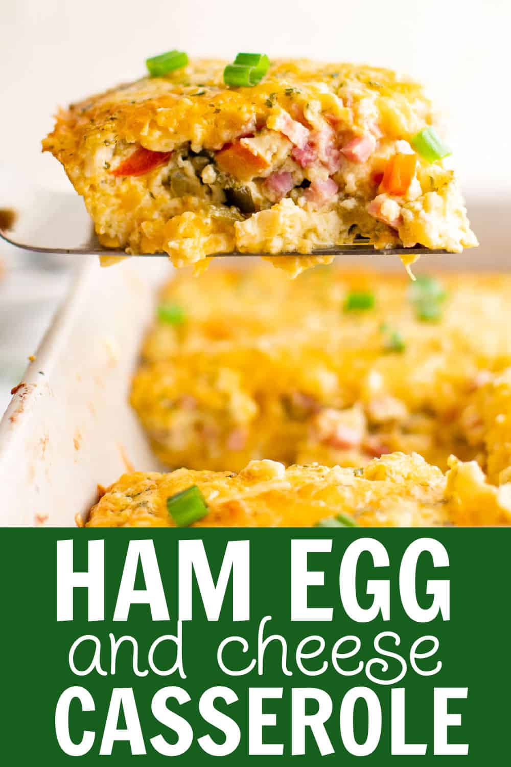 Ham Egg and Cheese Casserole - Belle of the Kitchen