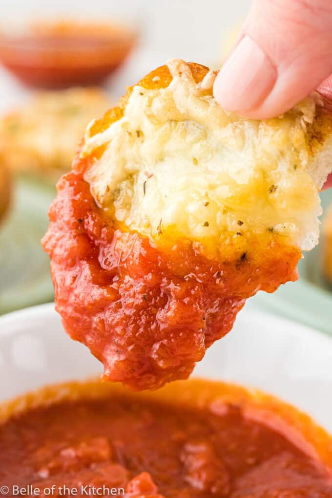 Air Fryer Garlic Bread Belle of the Kitchen