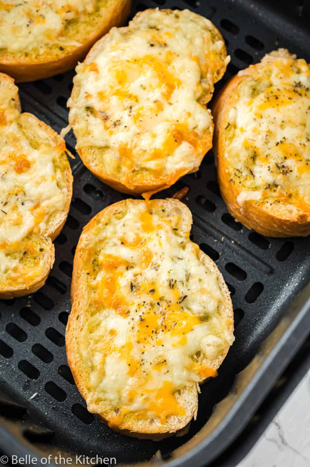 Air Fryer Garlic Bread Belle of the Kitchen