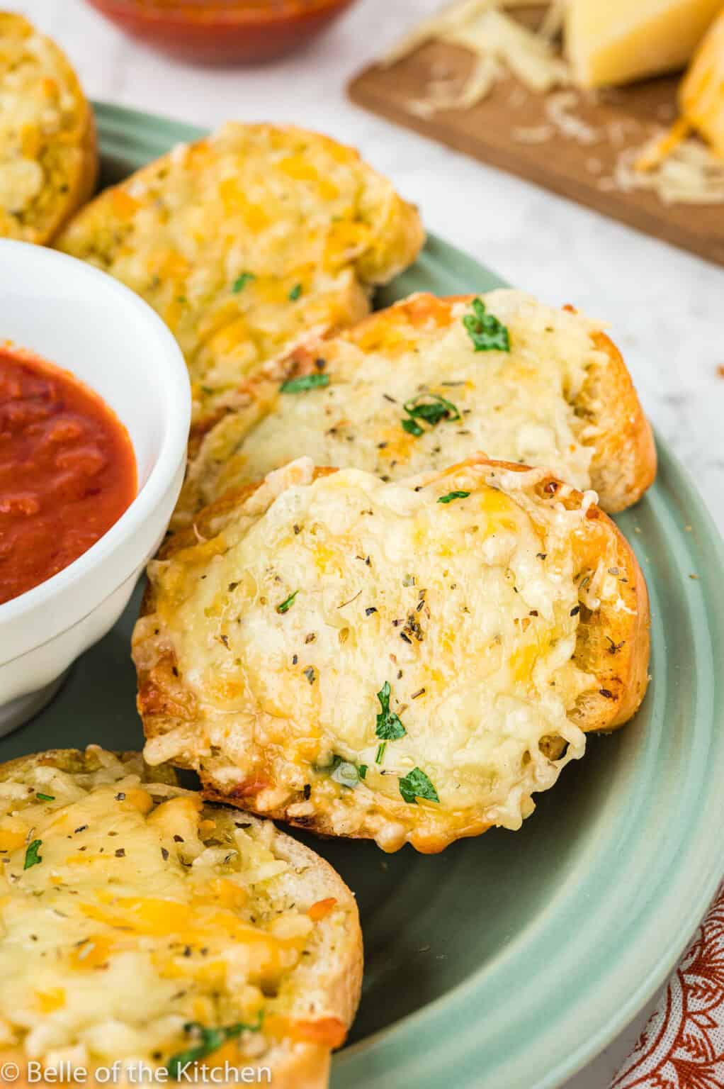 Air Fryer Garlic Bread Belle of the Kitchen