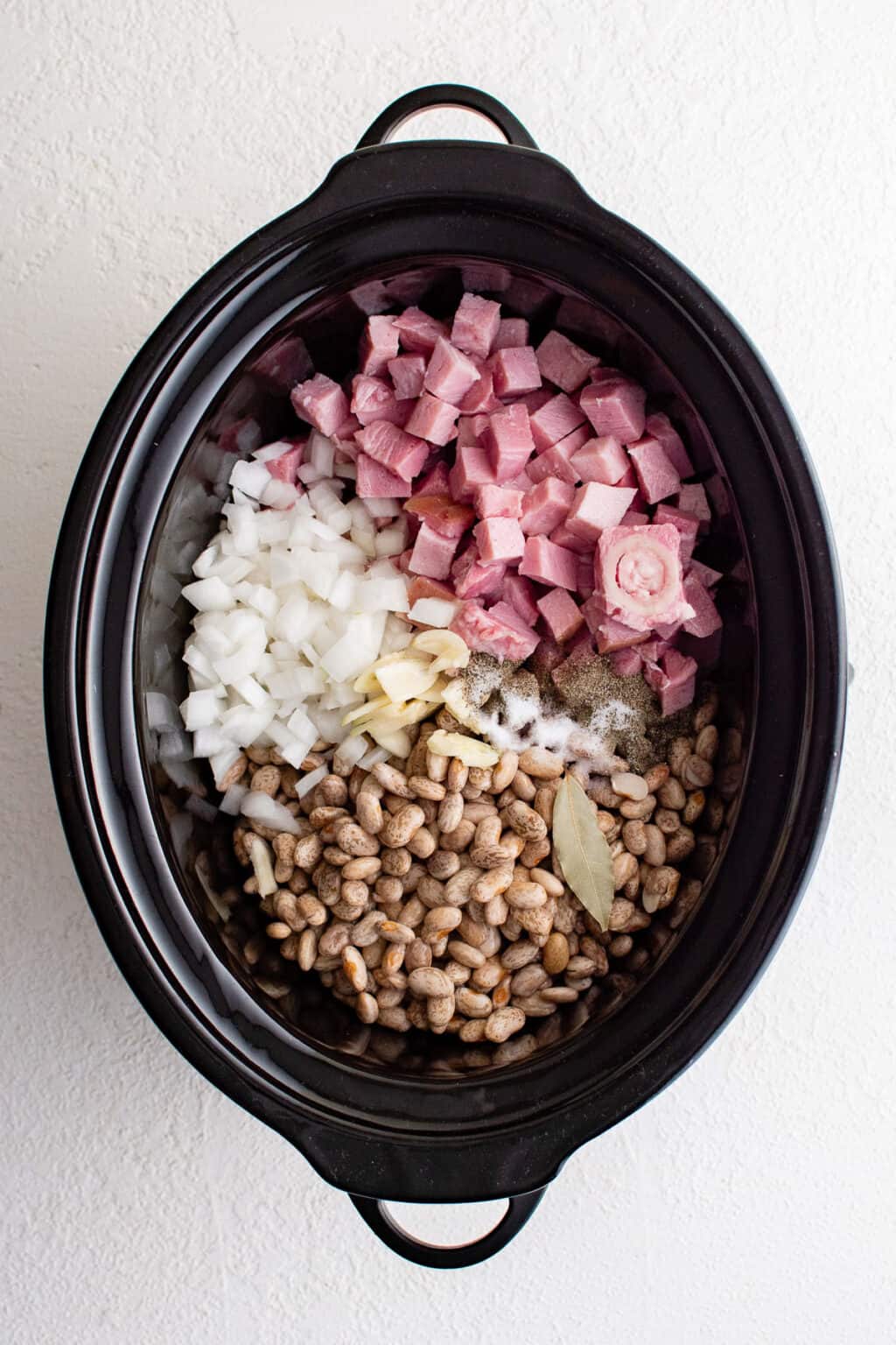 Crockpot Ham and Beans Belle of the Kitchen