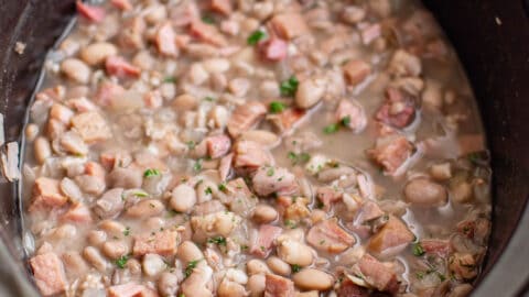 Crockpot Ham and Beans