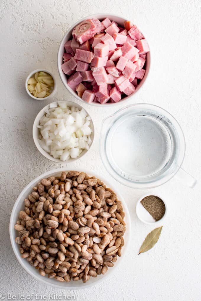 Crockpot Ham and Beans Belle of the Kitchen