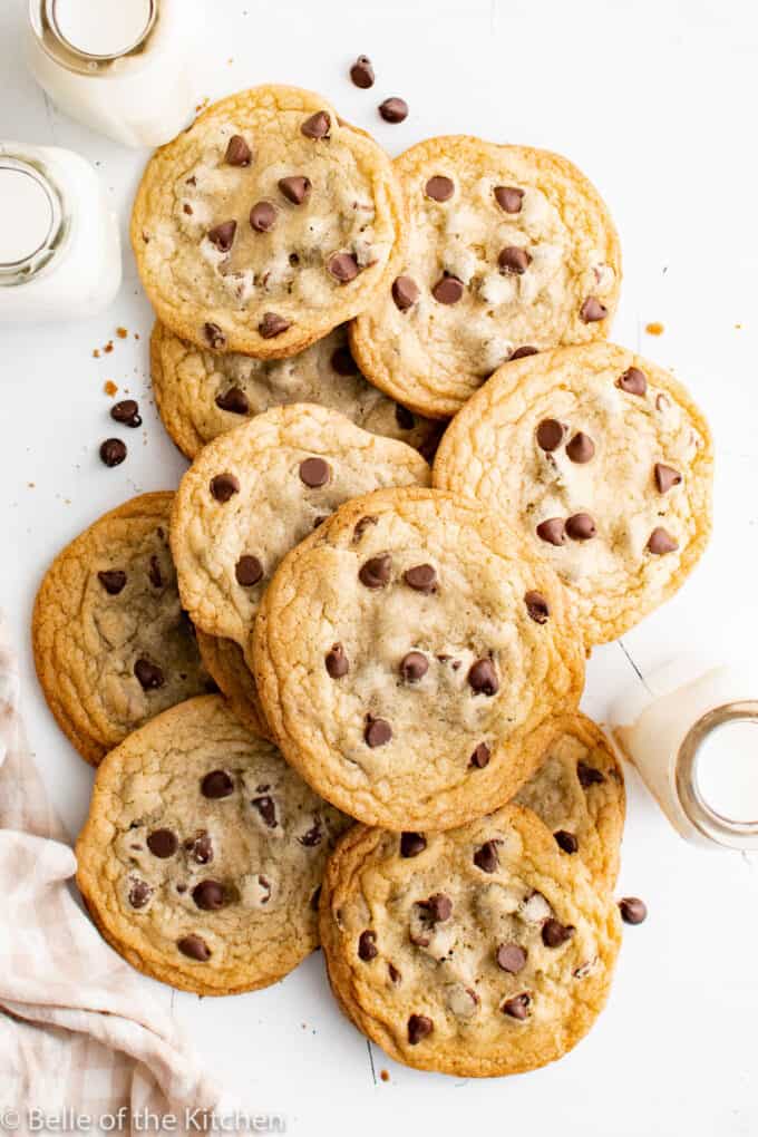 The Best Chewy Chocolate Chip Cookies Recipe - Belle of the Kitchen
