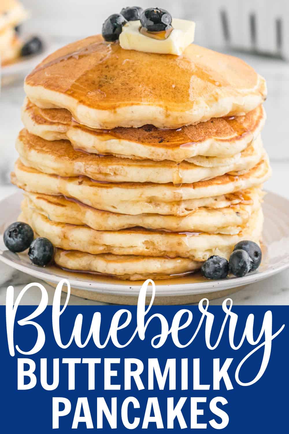 Fluffy Blueberry Buttermilk Pancakes Belle of the Kitchen