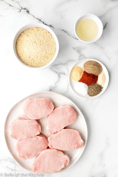 Shake and Bake Pork Chops - Belle of the Kitchen