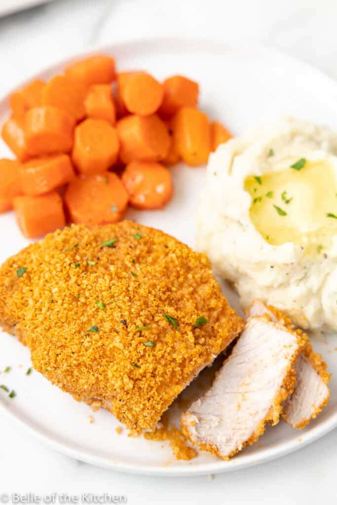 Shake and Bake Pork Chops Belle of the Kitchen