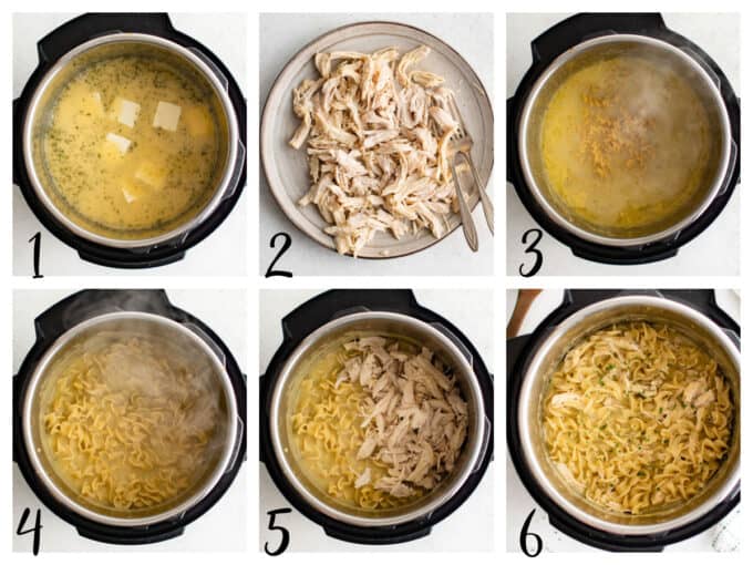 Instant Pot Chicken and Noodles - Belle of the Kitchen
