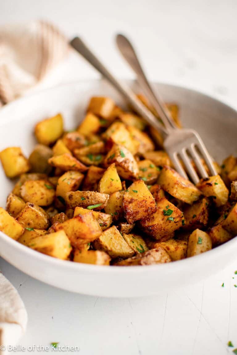 Crispy Air Fryer Breakfast Potatoes Belle of the Kitchen