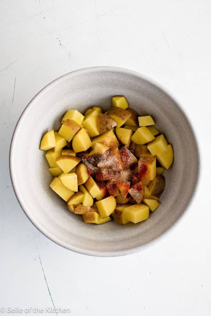 Crispy Air Fryer Breakfast Potatoes Belle of the Kitchen