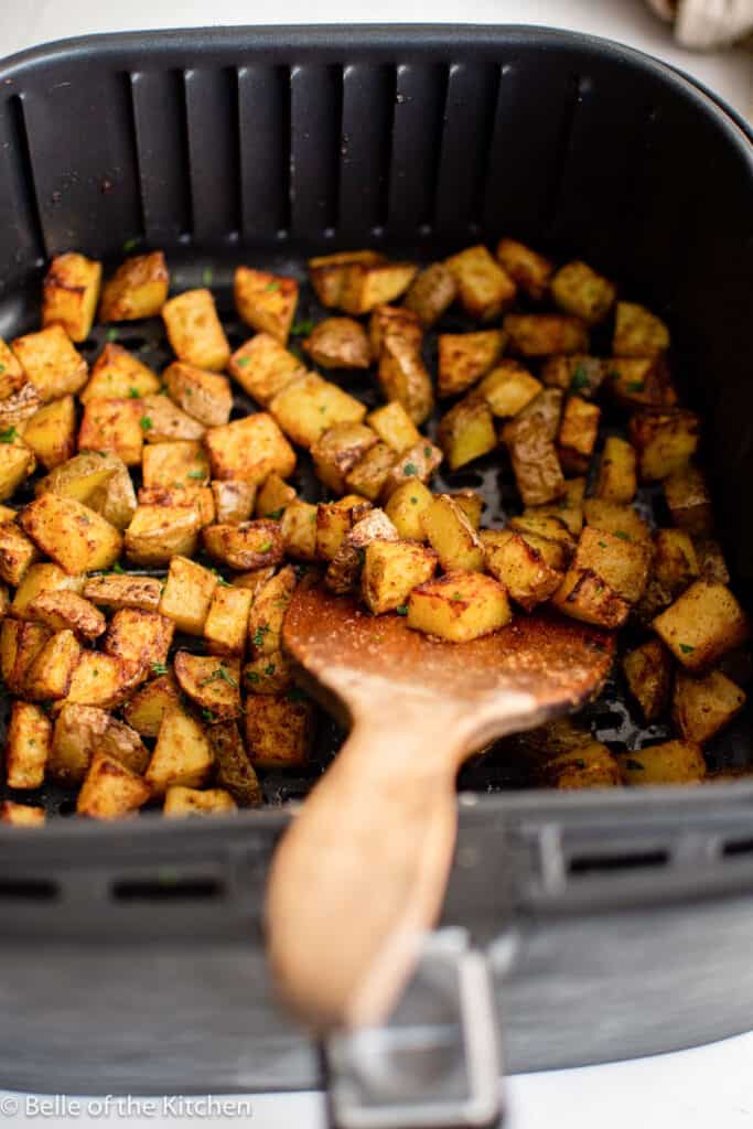 Crispy Air Fryer Breakfast Potatoes Belle of the Kitchen