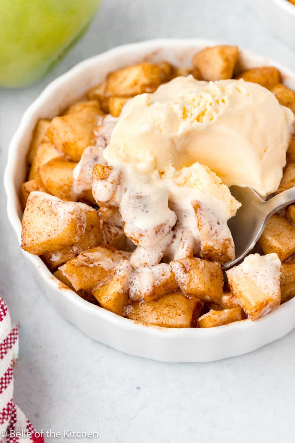 Air Fried Apples (Easy 10 Minute Recipe!) Belle of the Kitchen