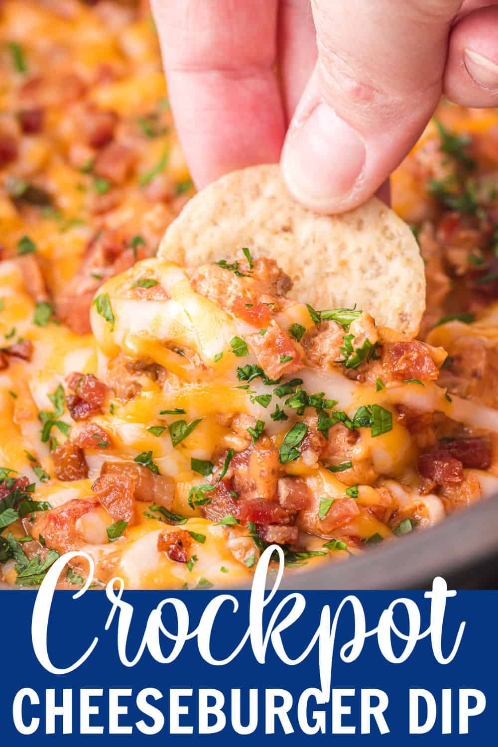 The Best Cheeseburger Dip Recipe (in the Crockpot) Belle of the Kitchen