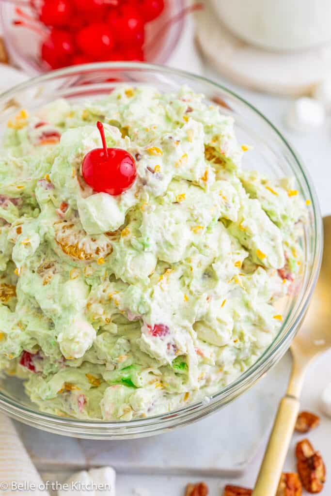 Pistachio Fluff (The Best Watergate Salad Recipe) - Belle of the Kitchen