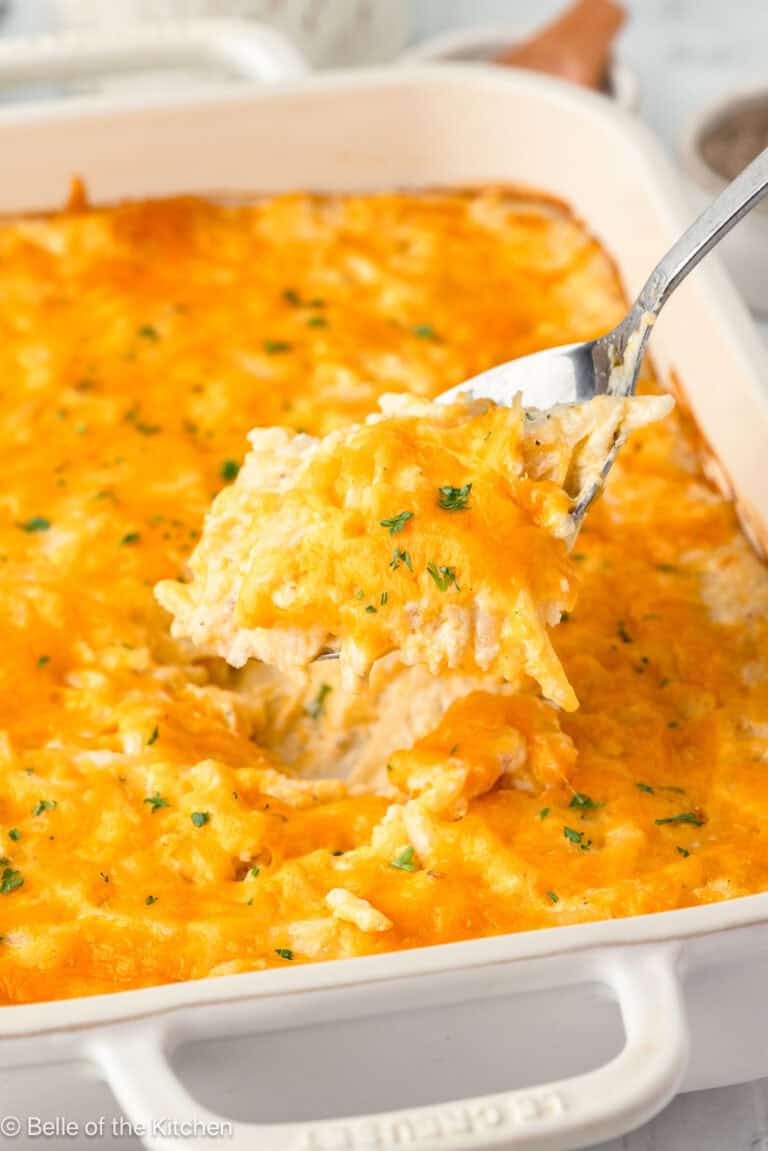 Cracker barrel hashbrown casserole copycat recipe belle of the kitchen