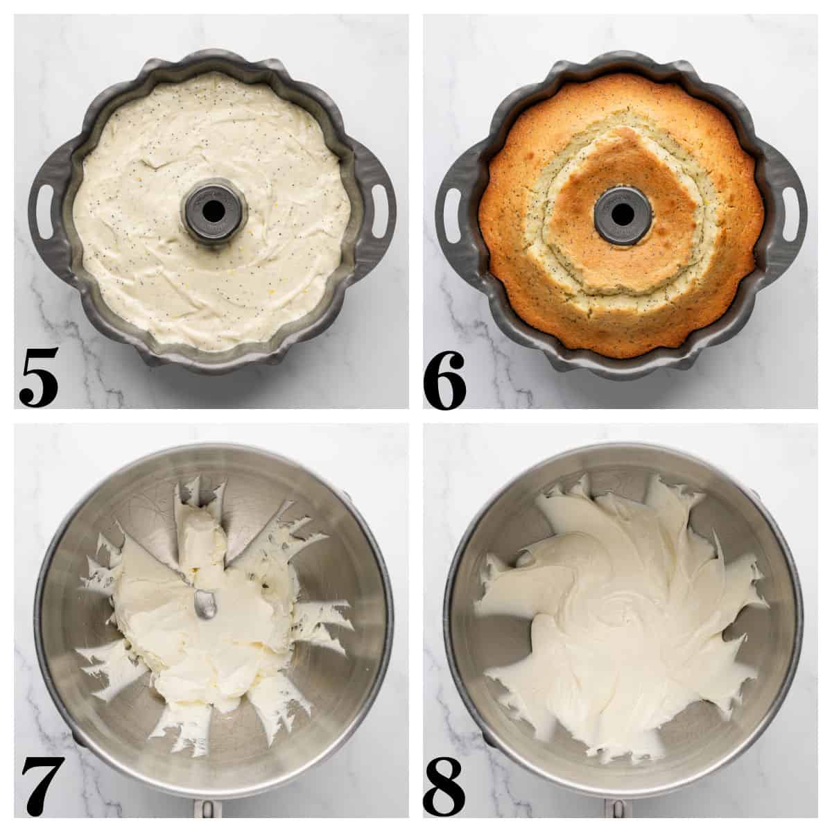 How to make a lemon bundt cake step by step photo instructions.